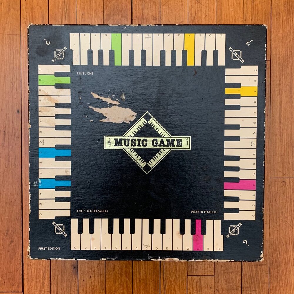Music Game Vintage 1989 Board Game Made in Canada